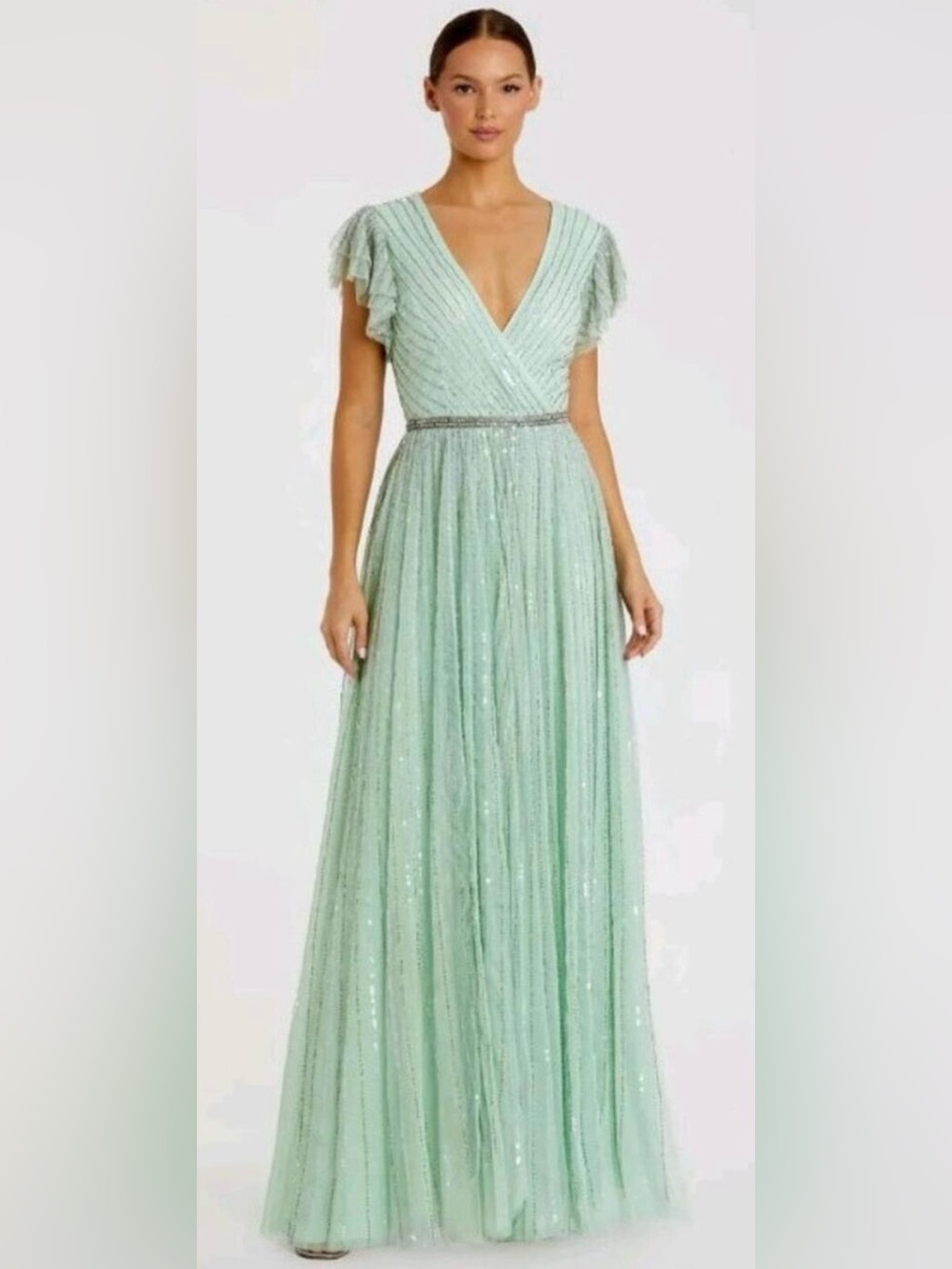 Mac Duggal 5502 Gown “Seamist”